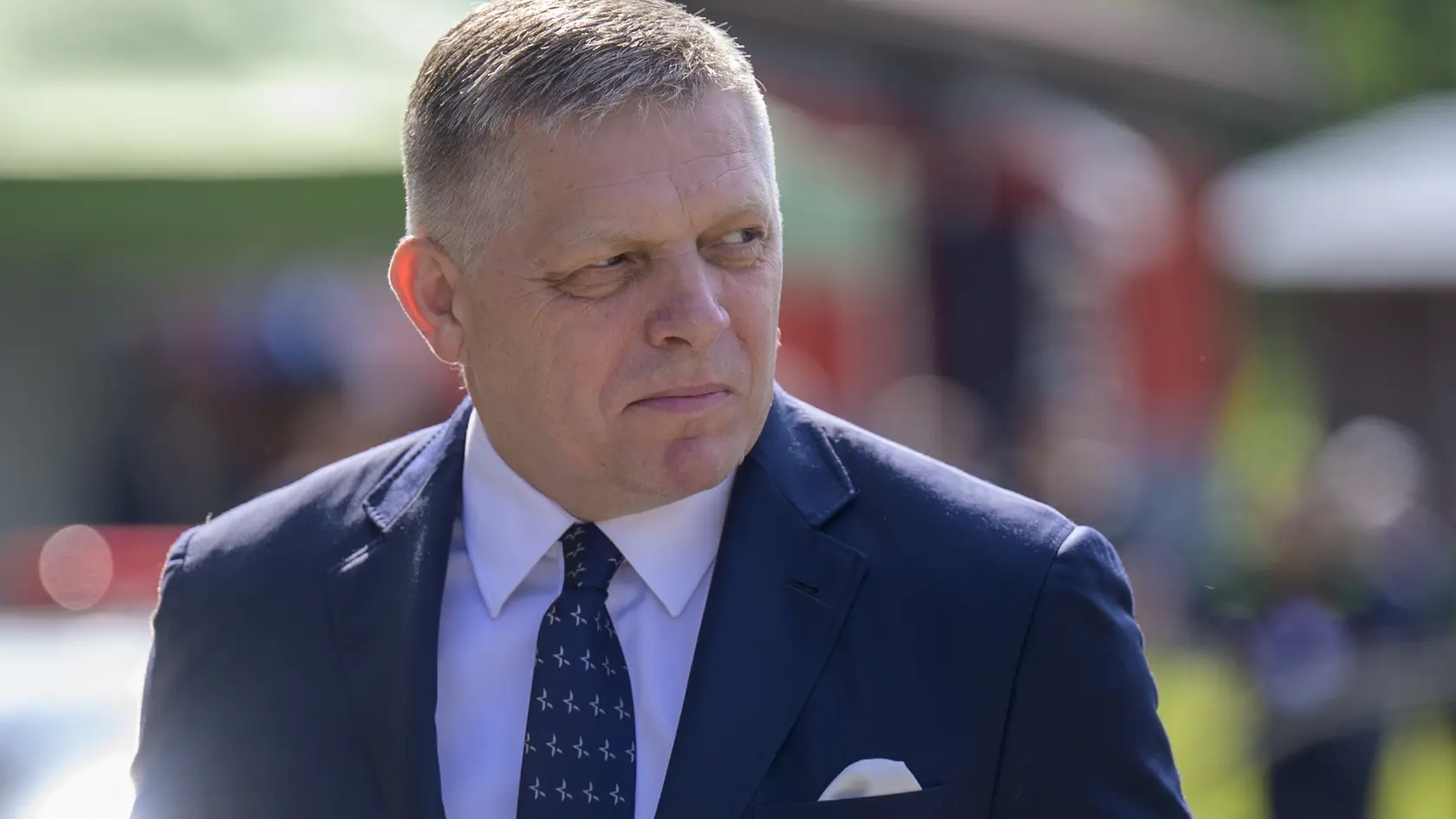 Na snímke predseda vlády SR Robert Fico (Smer) pred výjazdovým rokovaním vlády v Pečovskej Novej Vsi 4. júna 2025.