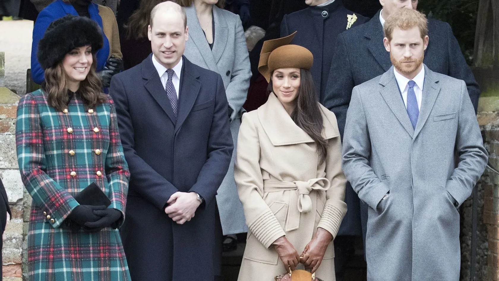 Kate Middleton a princ William a Meghan Markle a princ Harry