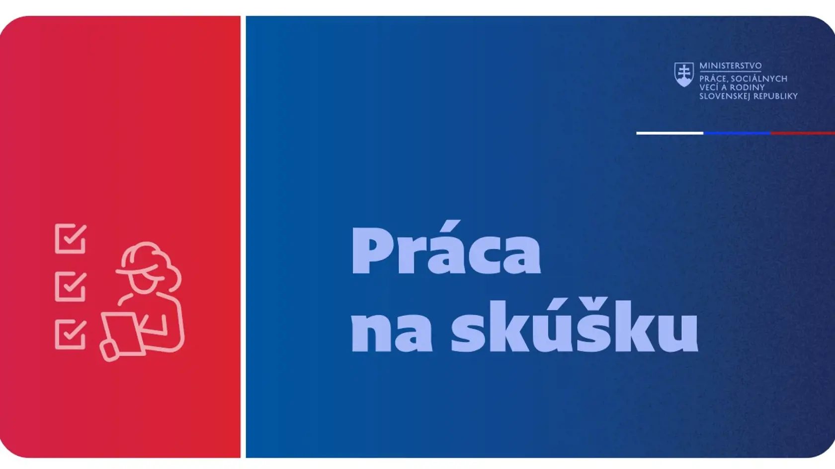 Projekt práca na skúšku je zase postavený na tom, že nezamestnaný bude umiestnený vo firme na tri mesiace na skúšobnú dobu. Nebude síce dostávať mzdu, ale dostane od úradu práce príspevok vo výške životného minima, teda 269 eur.