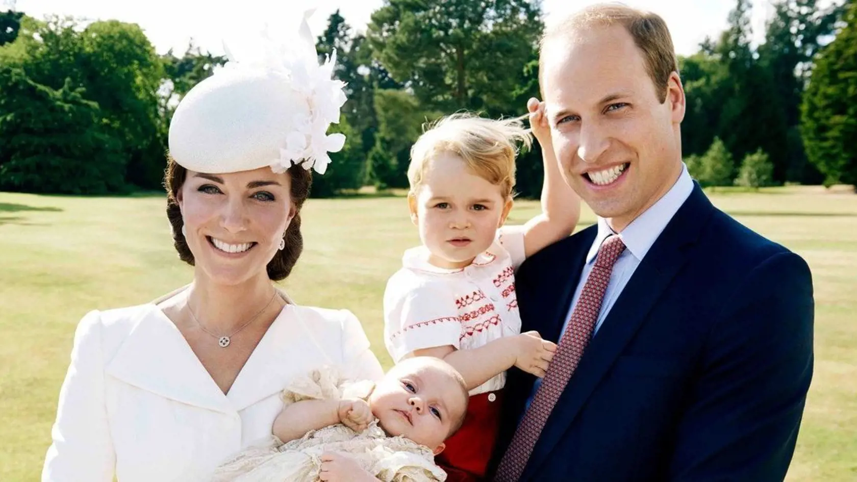 Vojvodkyňa Kate, princ William, princ George, princezna Charlotte