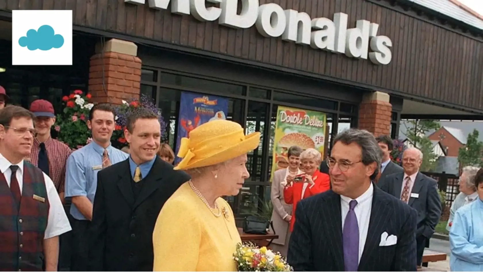 Kráľovná a jej fast food. 