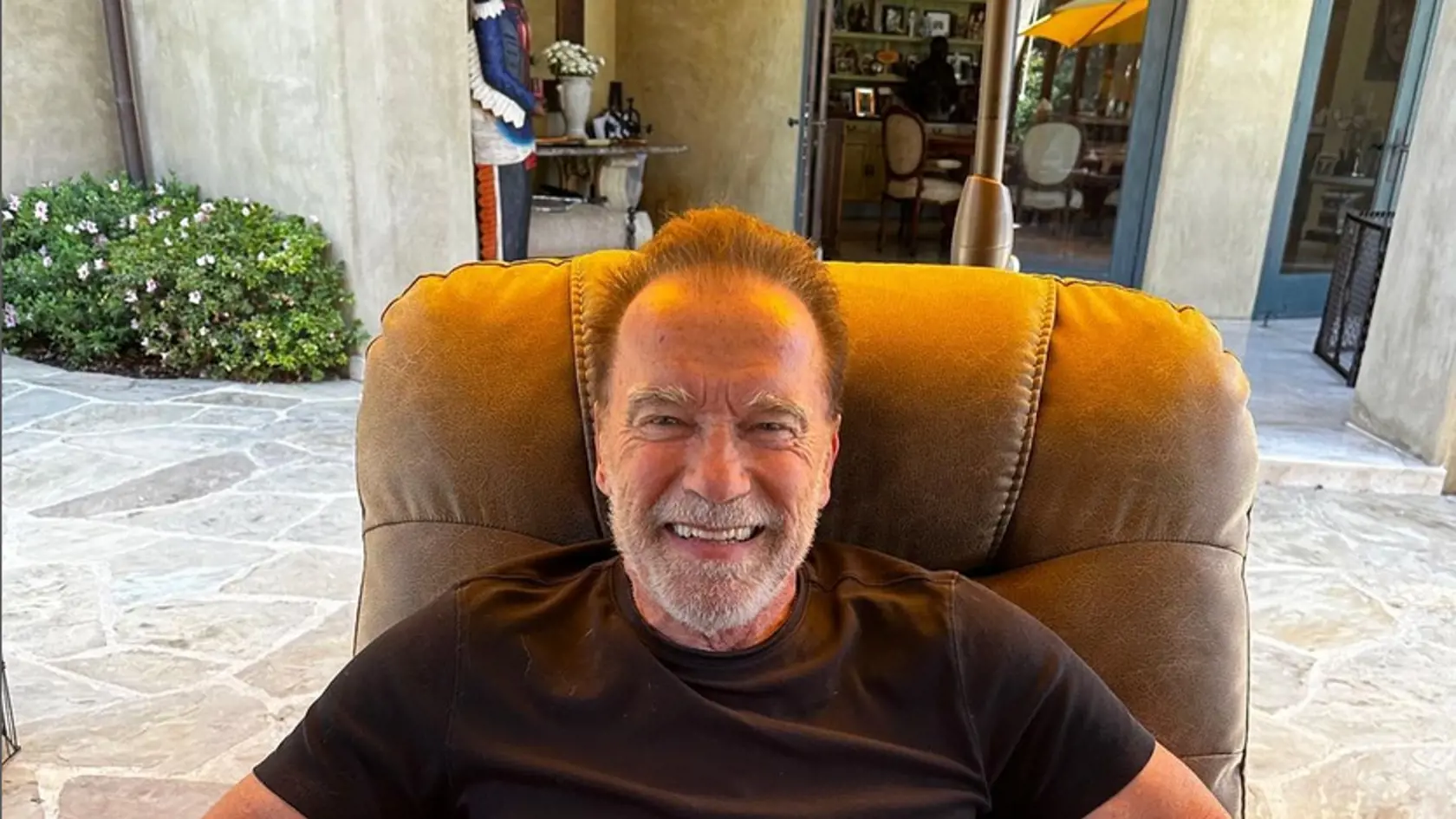 Arnie so svojimi domácimi maznáčikmi