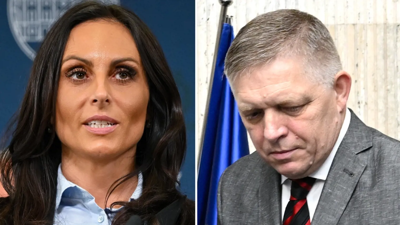 Zuzana Dolinková a Robert Fico.