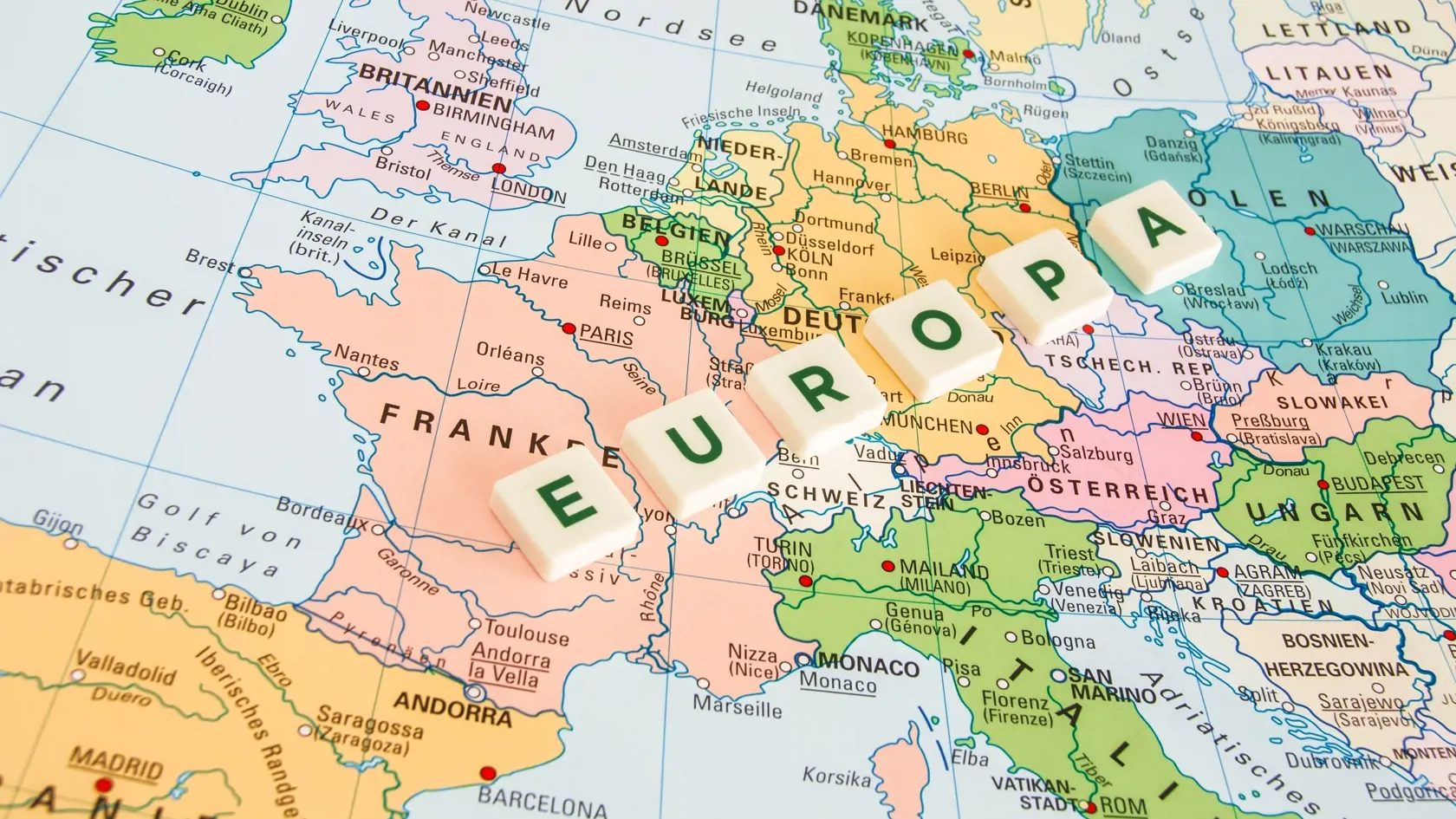 mapa Europa