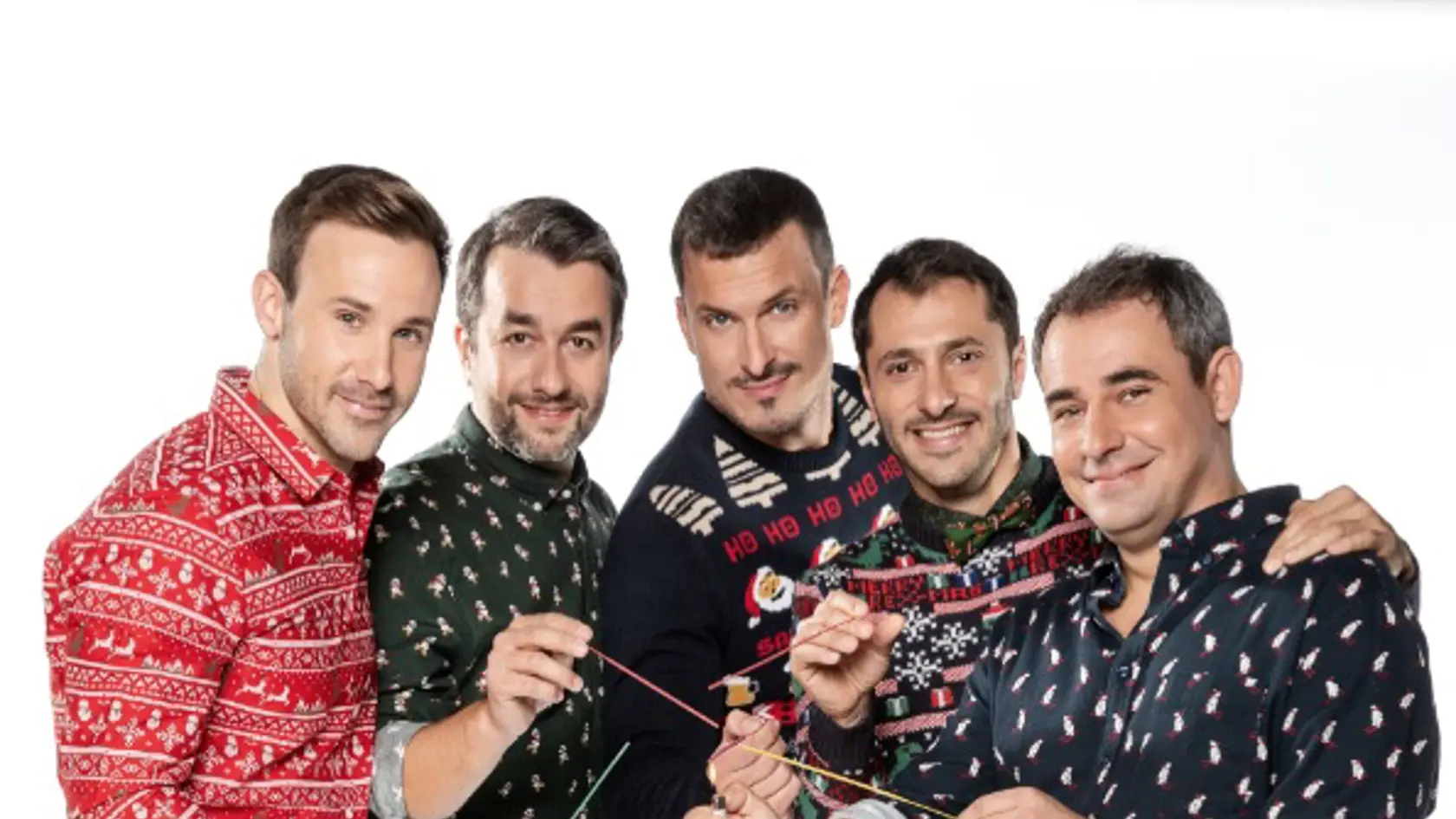 Seriáloví Oteckovia si fotenie poriadne užili.