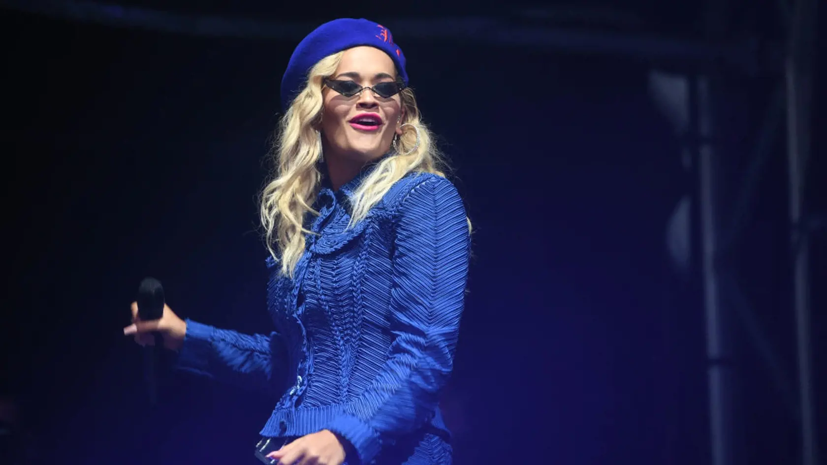 ASCOT, ENGLAND - AUGUST 11:  Rita Ora performs at Ascot Racecourse on August 11, 2018 in Ascot, England.  (Photo by Stuart C. Wilson/Getty Images for Ascot)
