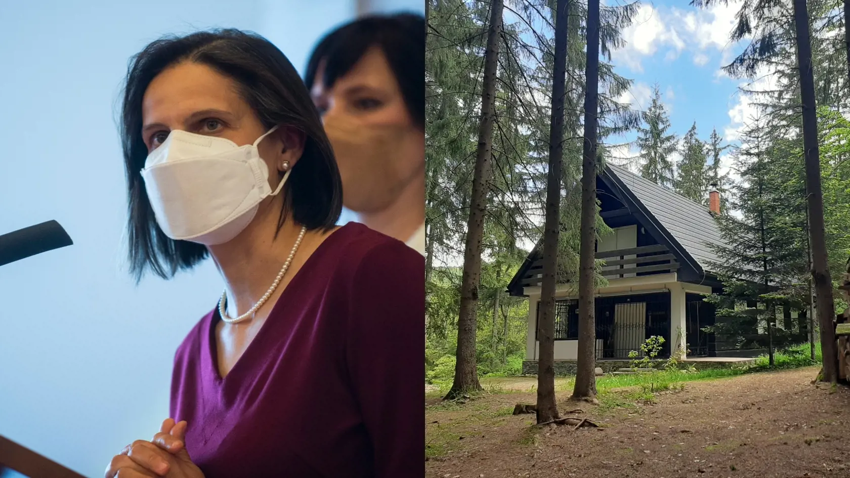 Ministerka Kolíková a jej chata