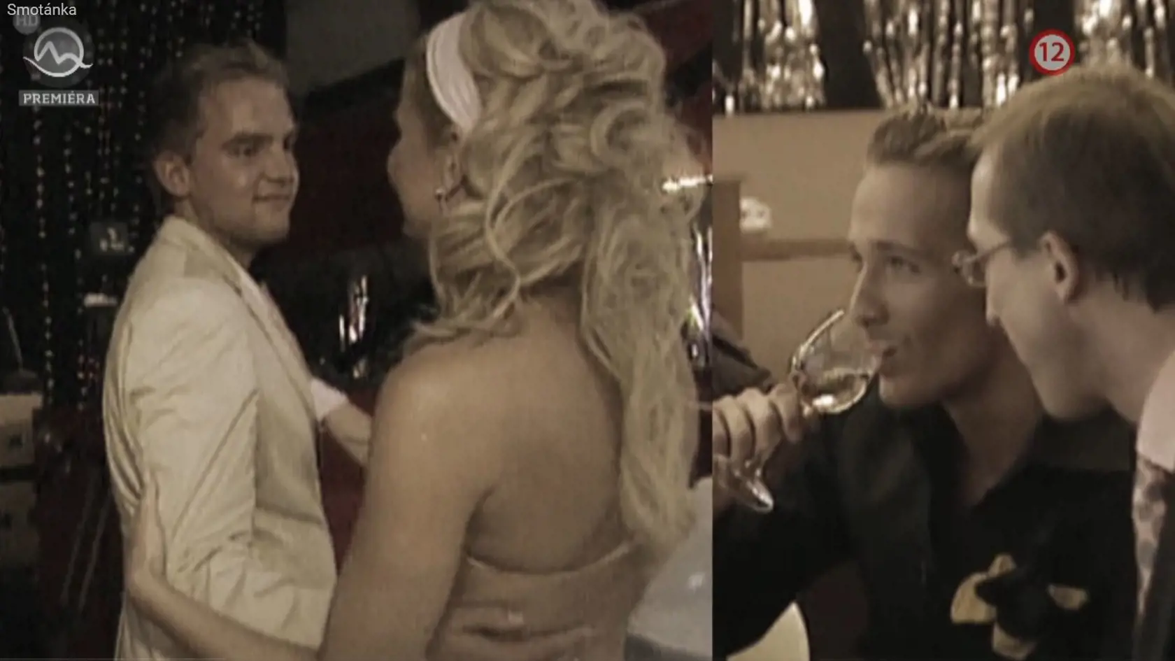 Erika Judínyová oprášila v Smotánke retro zábery z roku 2006, keď Marianna Ďurianová súťažila v Let's Dance. Počas šou si ju vyhliadol Honzík Novotný (vpravo), s ktorým podviedla manžela Libora Boučka (vľavo).