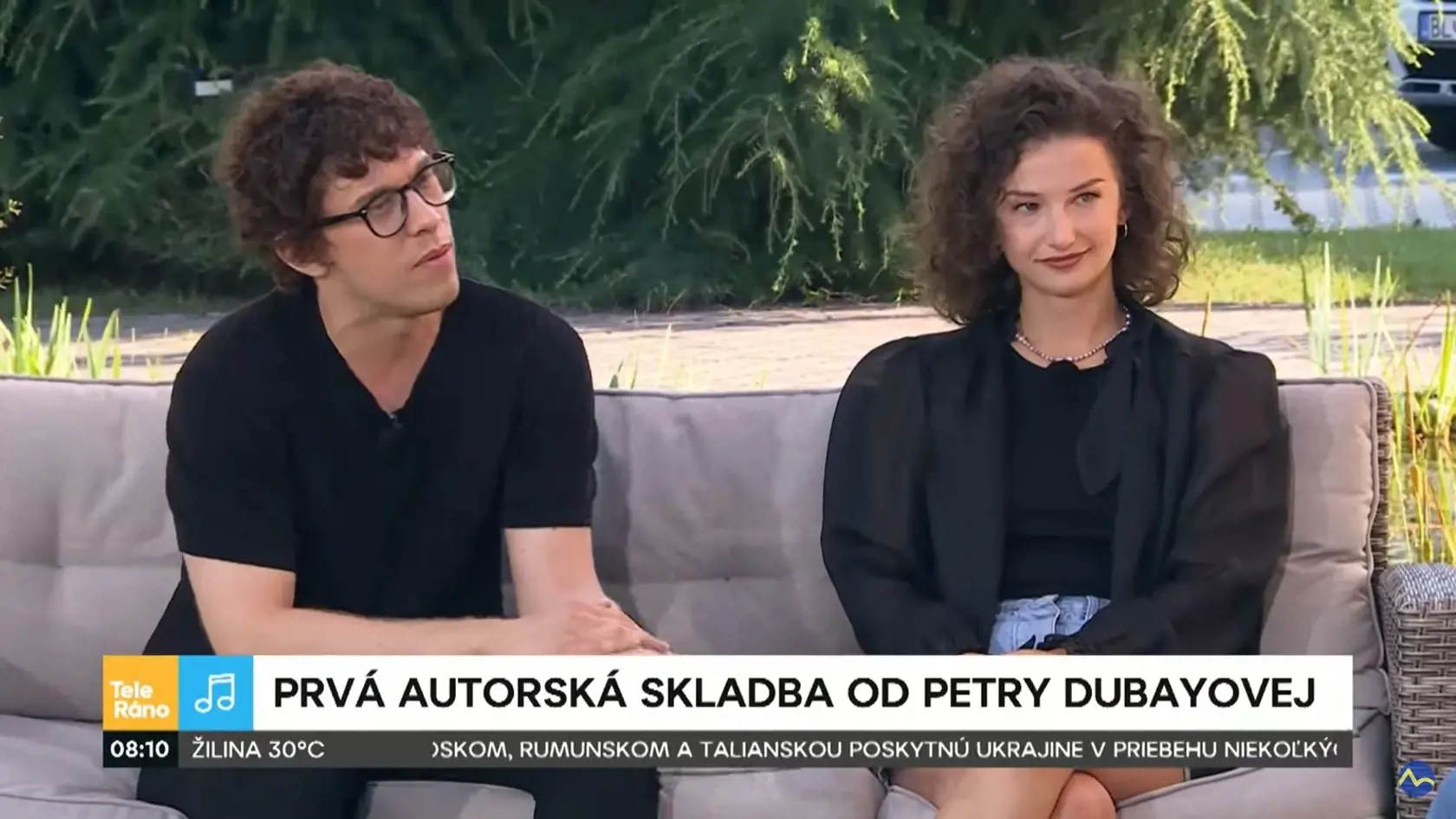 Júl 2024: Vlado Plevčík a Petra Dubayová ešte ako partneri v markizáckom Teleráne