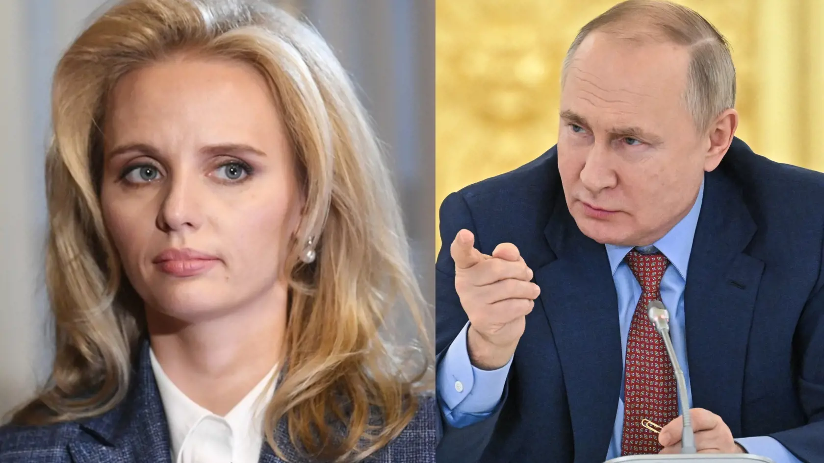 Vladimir Putin a jeho najstaršia dcéra.