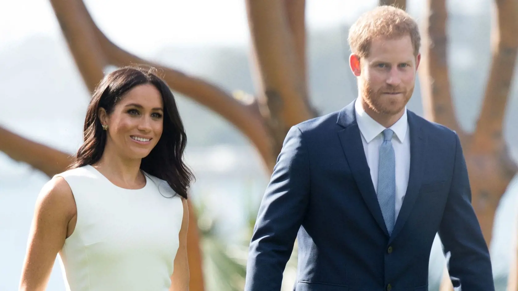 Meghan Markle a princ Harry počas návštevy Austrálie.