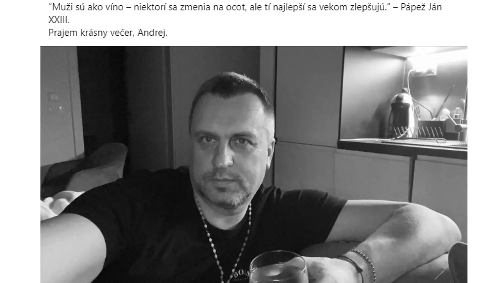 Predseda SNS Andrej Danko zverejnil na sociálnej sieti status, ktorý vzbudil množstvo emócií.