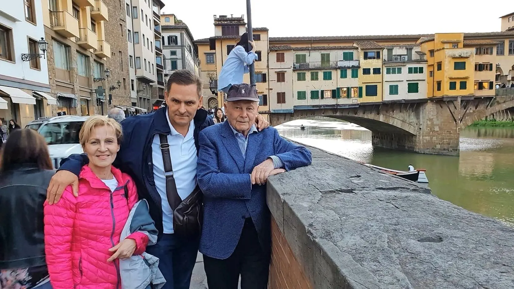 Talianska renesancia mu učarovala už dávno, teraz ho na potulkách sprevádzajú syn Peter a dcéra Ingrid.
