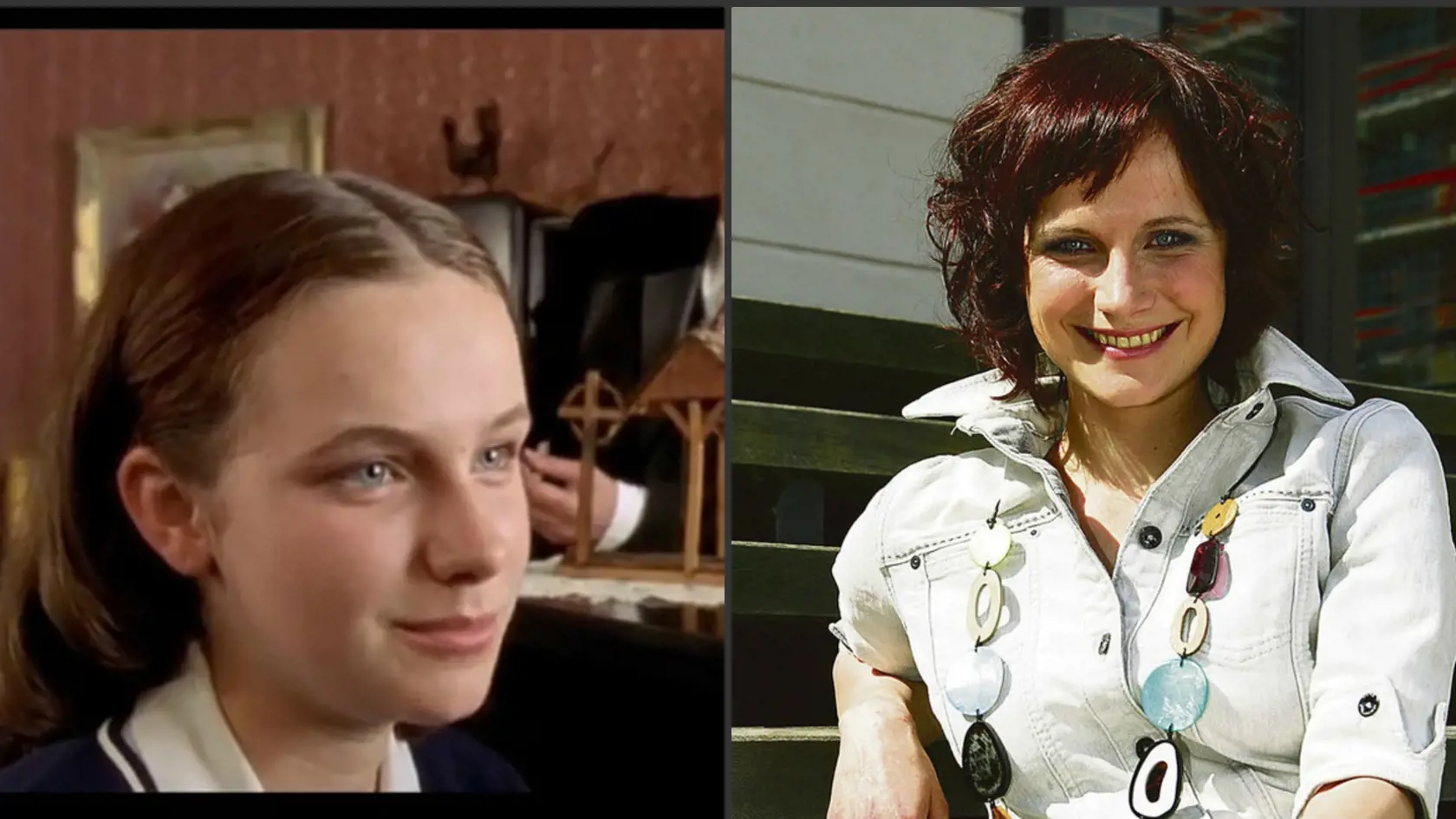 Kristína Nováková- Jindřiška Krausová v minulosti a dnes.
