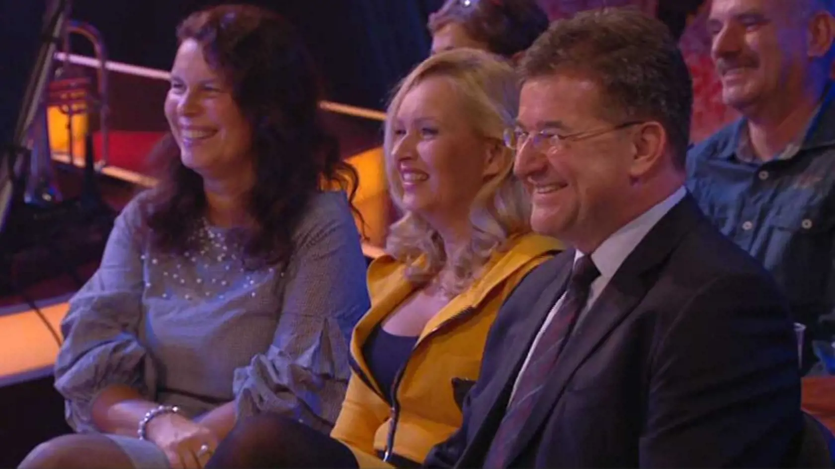 V hľadisku sedel aj jej manžel Miroslav Lajčák a Adriana Kmotríková. 