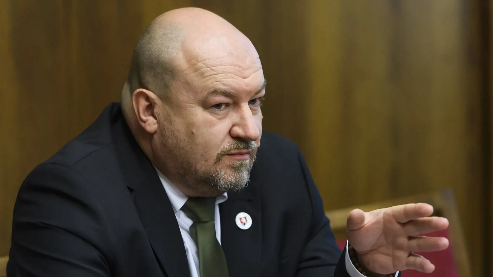 Na snímke predseda Výboru Národnej rady SR pre pôdohospodárstvo a životné prostredie Rudolf Huliak (SNS).