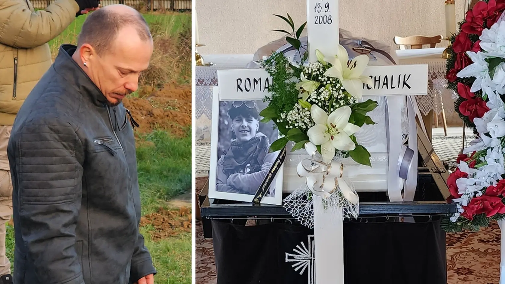 V Parchovanoch (okr. Trebišov) v nedeľu popoludní odprevadili blízki, kamaráti i rodičia na poslednej ceste Romana († 15). 