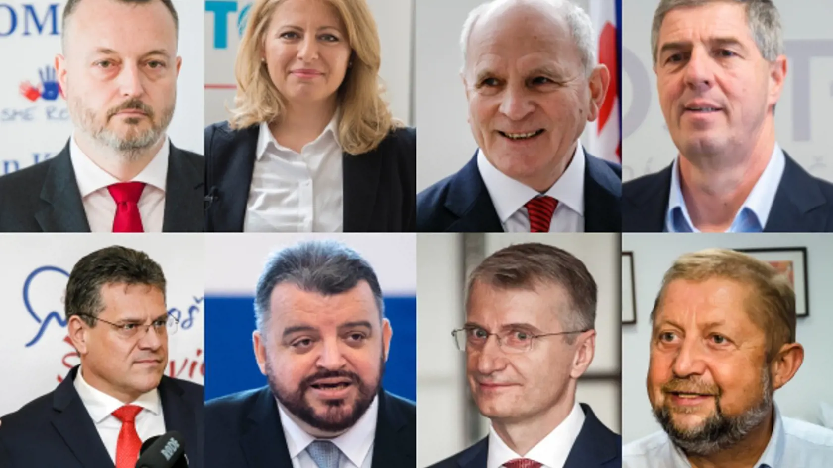 Prezidentskí kandidáti.