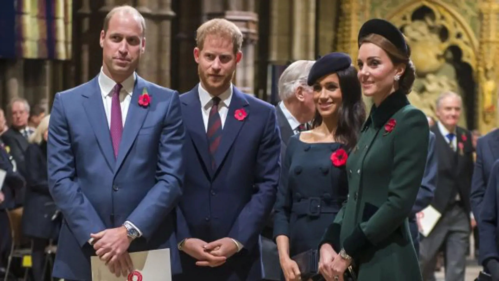 Princ William, princ Harry, Meghan Markle, vojvodkyňa Kate