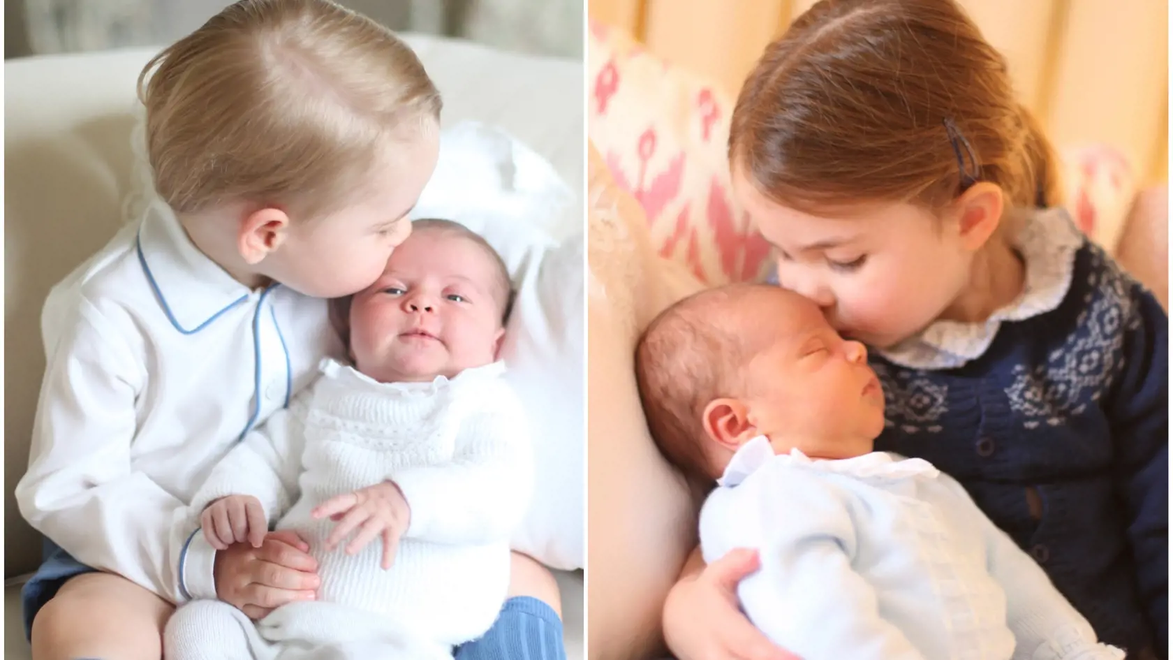 Princ George, princezná Charlotte, princ Louis