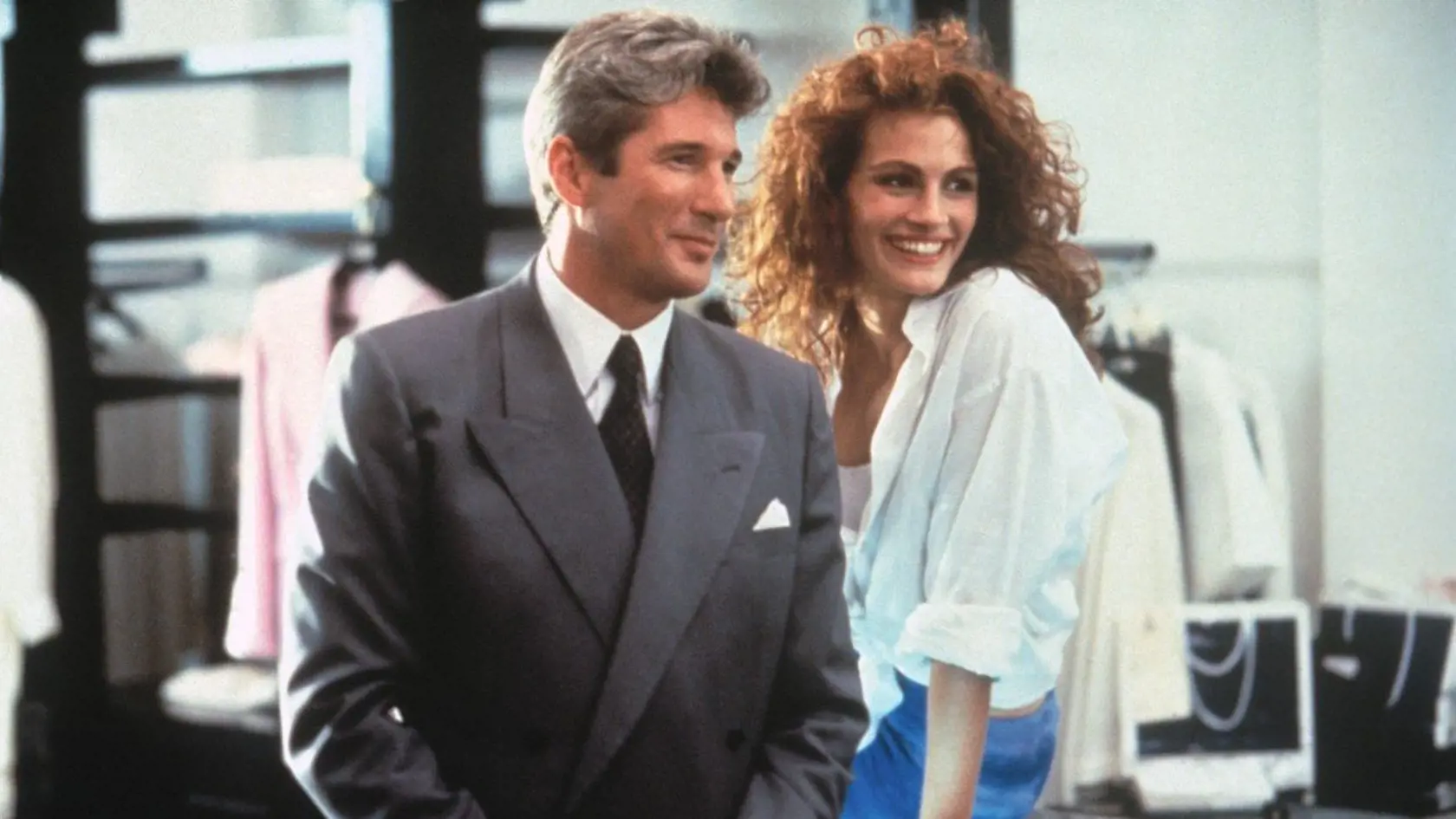 Julia Roberts a Richard Gere (Pretty Woman 1990)