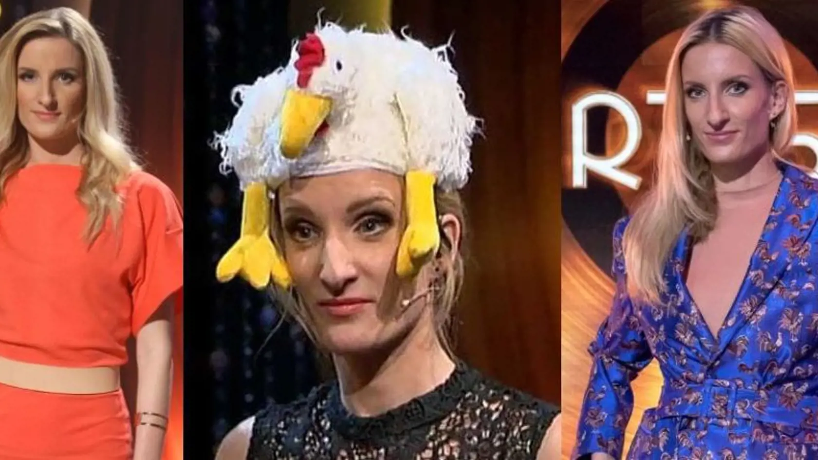 Adela Vinczeová predvádza v Chart Show rôzne módne kreácie.