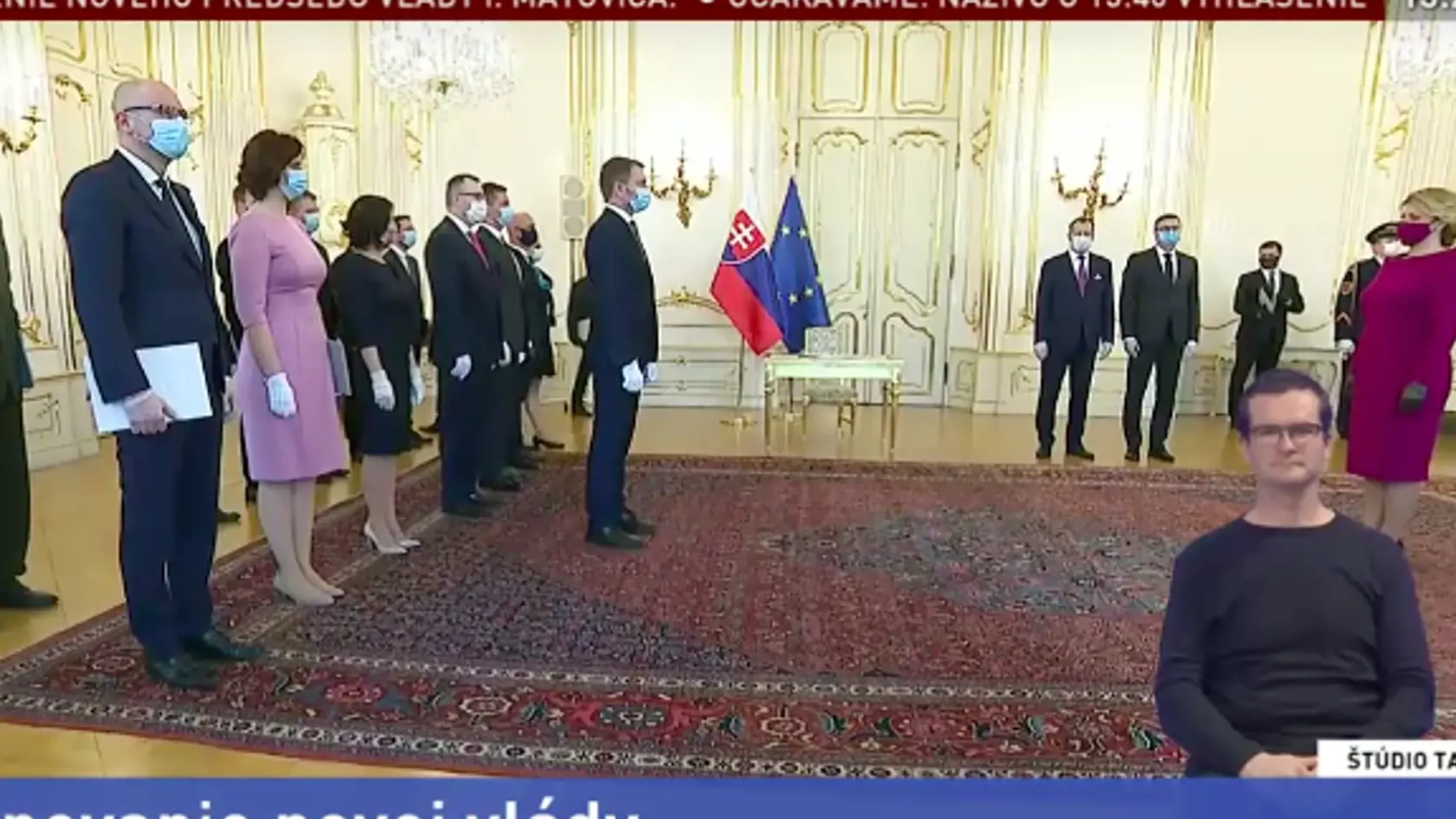 Vymenovanie vlády SR