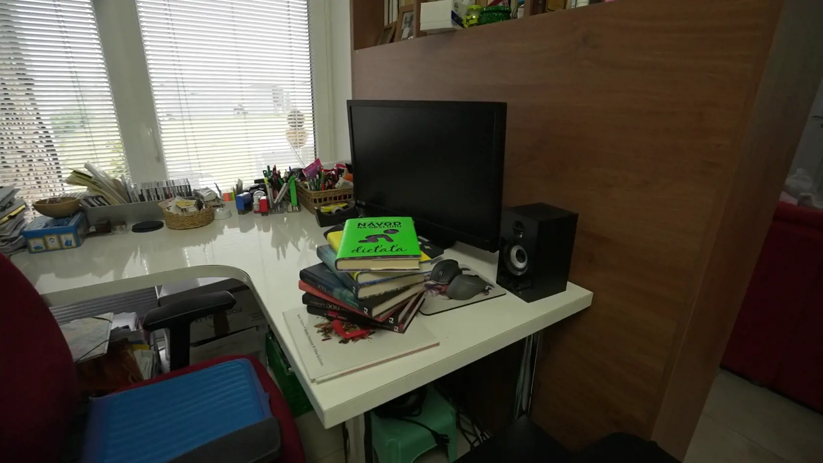 Pracovňa Renáty Názlerovej.