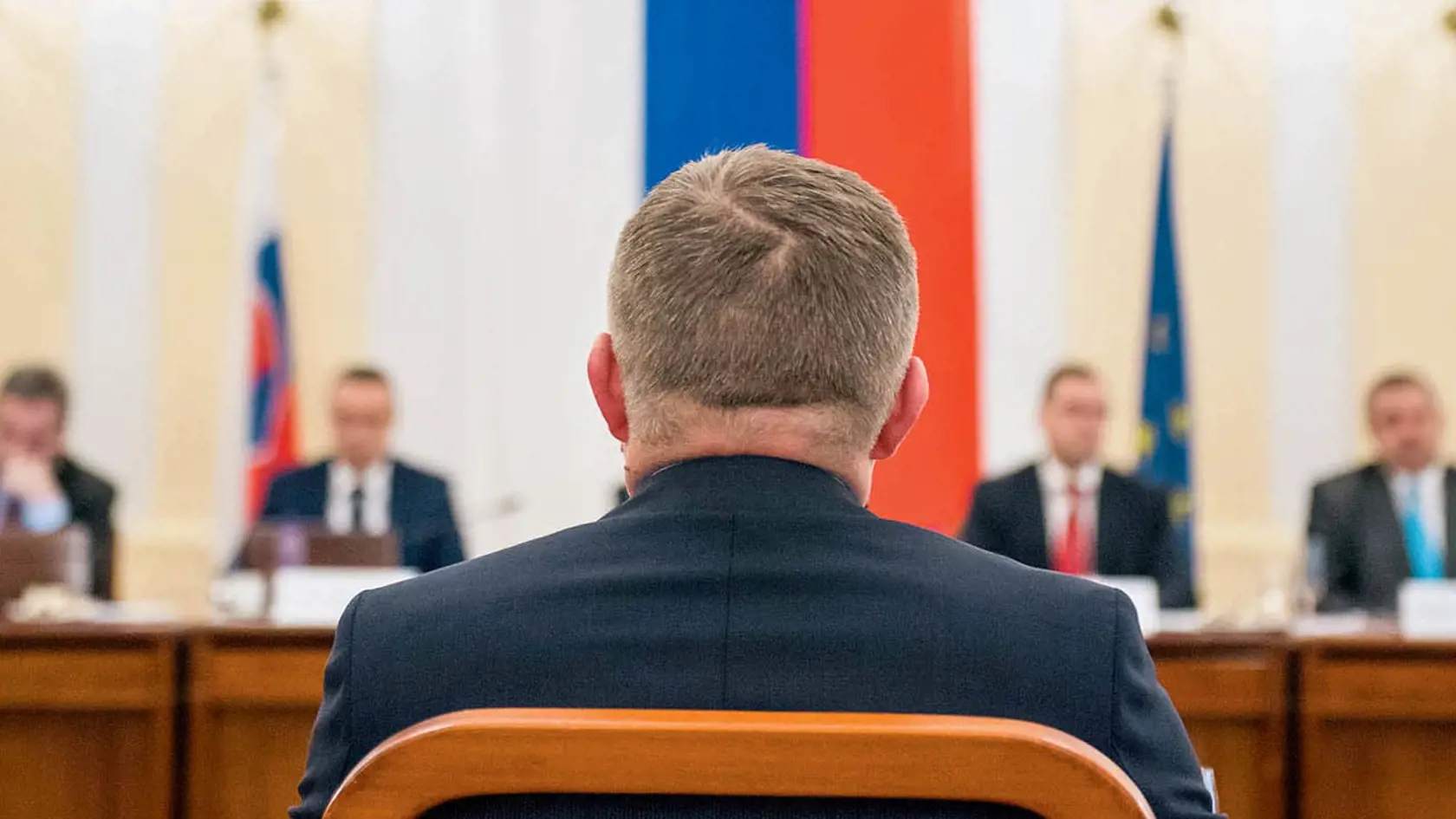 Na snímke kandidát na post ústavného sudcu Robert Fico počas vypočutia Ústavnoprávnym výborom NR SR 23. januára 2019 v Bratislave. FOTO TASR - Martin Baumann