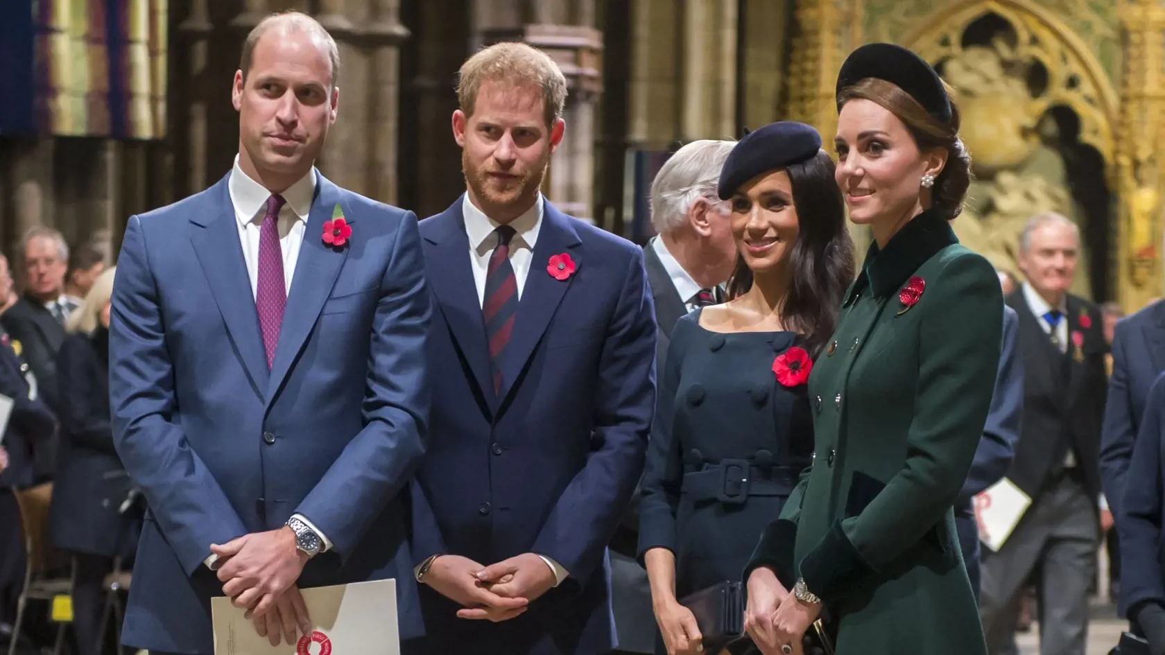 Princ William, princ Harry, Meghan Markle, vojvodkyňa Kate