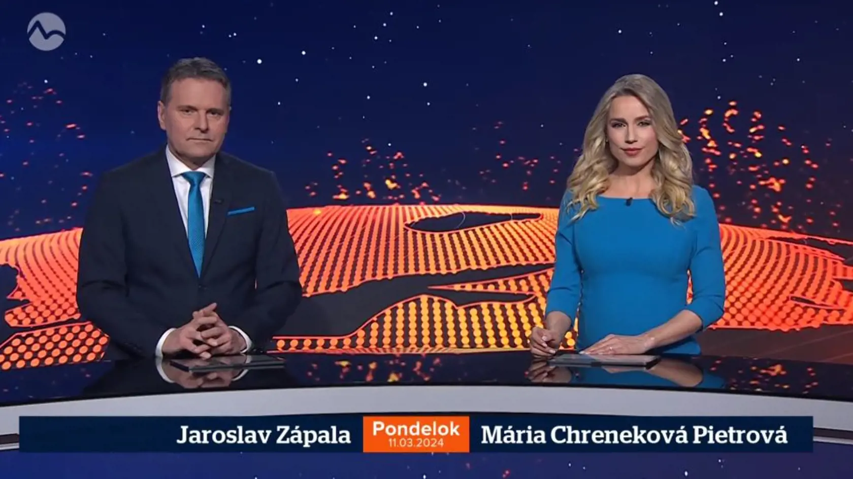 11. marec 2024: Tehotná Mária Chreneková Pietrová a jej kolega Jaroslav Zápala.