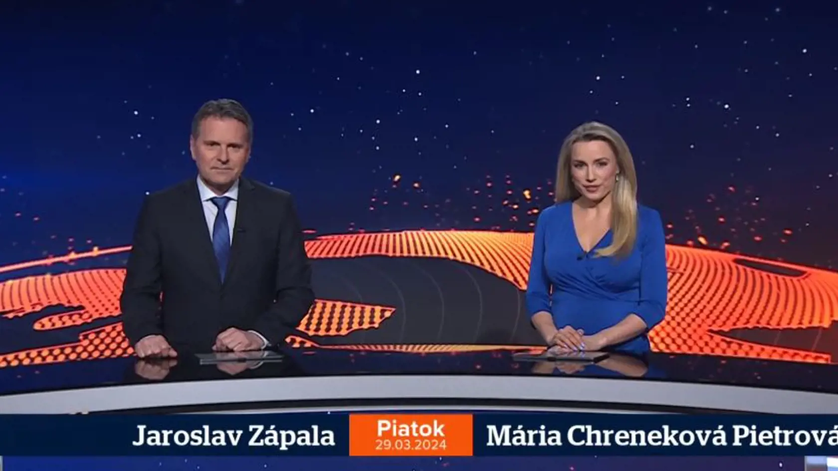 29. marec 2024: Tehotná Mária Chreneková Pietrová a jej kolega Jaroslav Zápala.