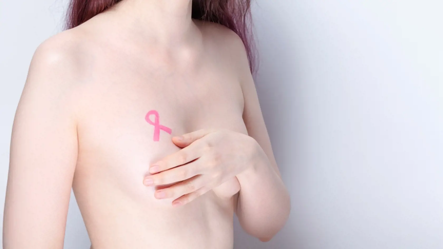 World,Breast,Cancer,Day,Concept.,Woman,Covers,Her,Chest,With