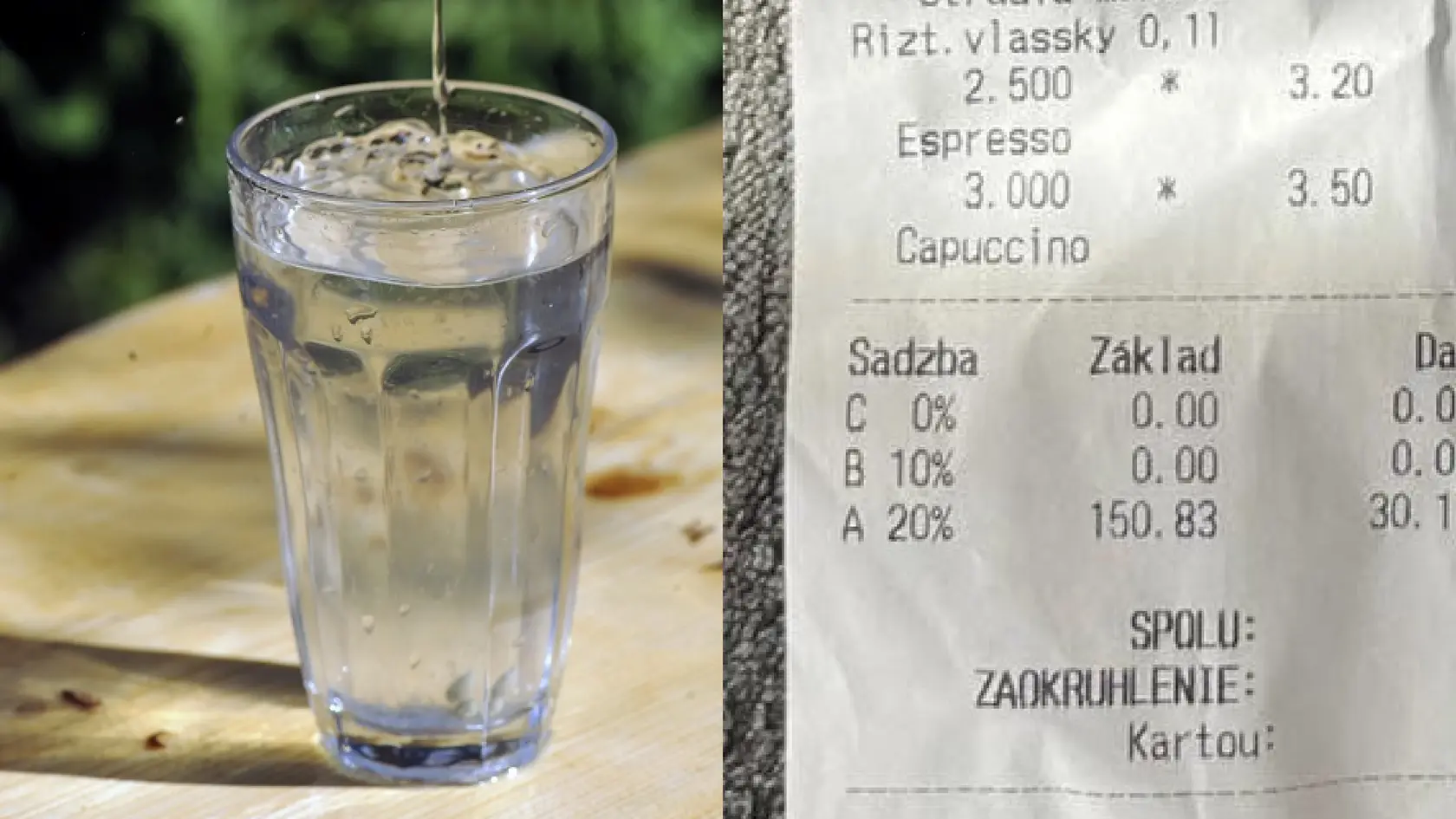 V podniku v Slovenskom Grobe si účtovali až 9 € za džbán vody.
