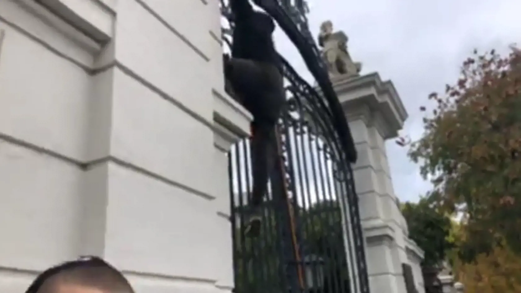 O pokojnom proteste nemohla byť reč. Viacerí fanúšikovia sa vešali na bránu úradu vlády, snažili sa ju vytrhnúť, zapáliť aj preliezť. Neskôr zakročila polícia.