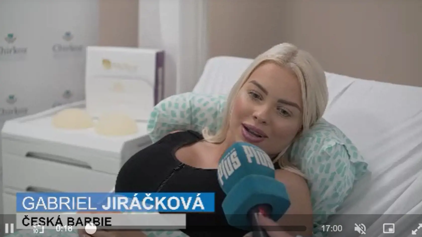 Česká Barbie Gabriel Jiráčková podstúpila uplynulý týždeň plastickú operáciu, počas ktorej jej vymenili prsné implantáty za ešte väčšie, ako mala do teraz.