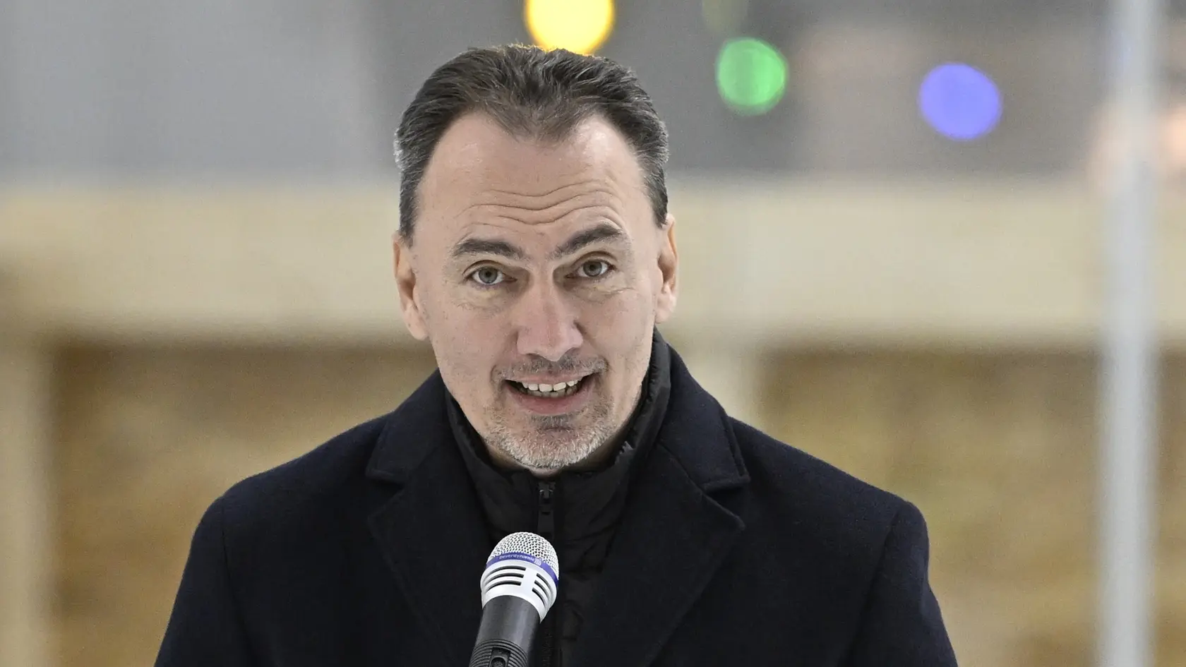 Na snímke prezident Slovenského zväzu ľadového hokeja Miroslav Šatan.