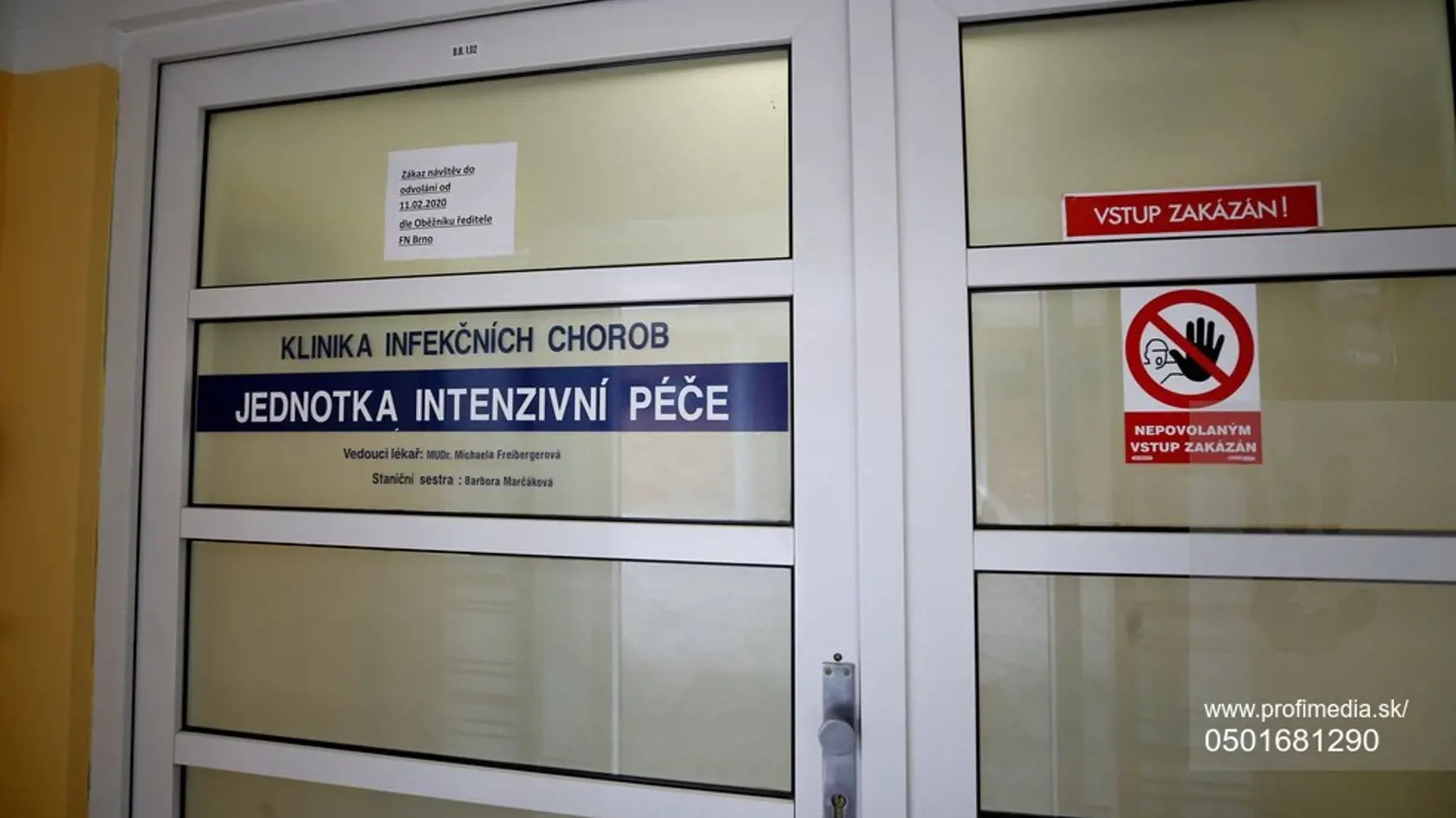 Klinika infekčných chorôb v nemocnici v Brne.