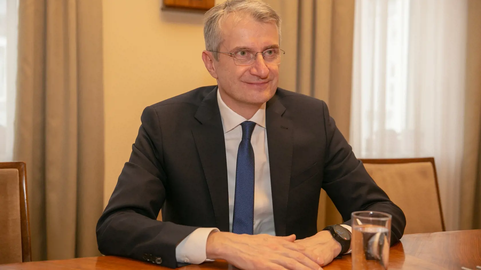 Na snímke sa nachádza kandidát na prezidenta SR Mistrík