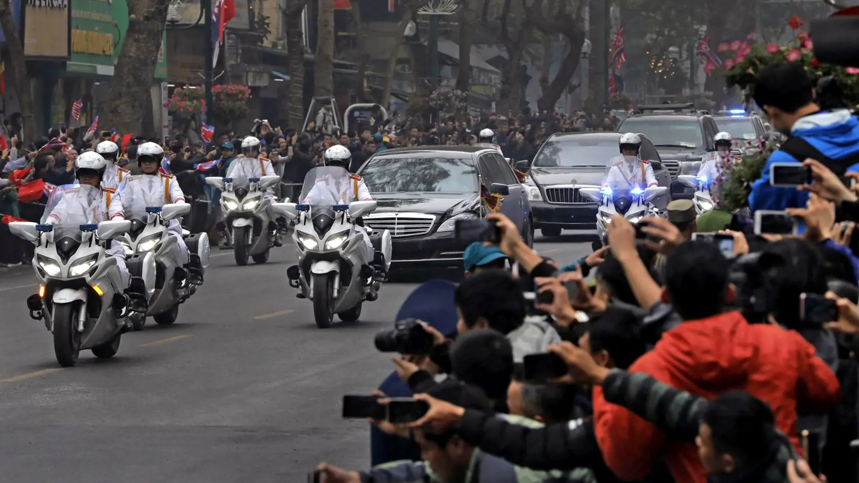 Bezpečnostné opatrenia pri príchode Kima do Vietnamu