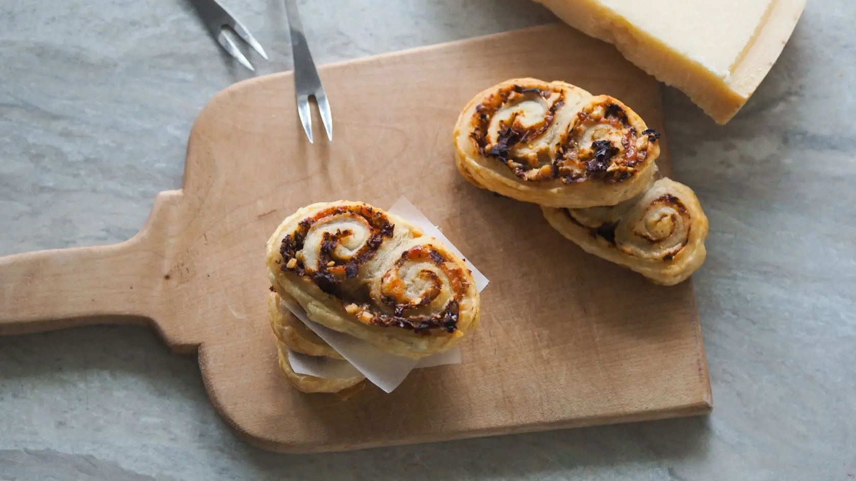 Slané koláčiky Palmiers
