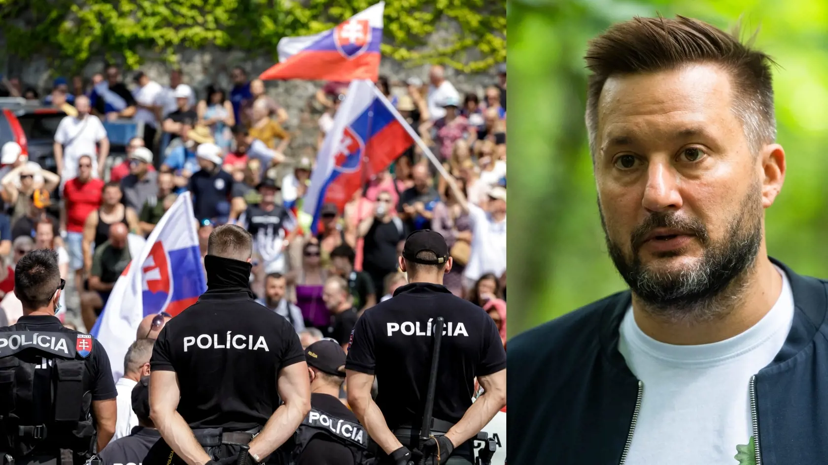 Protesty v Bratislave/Vallo