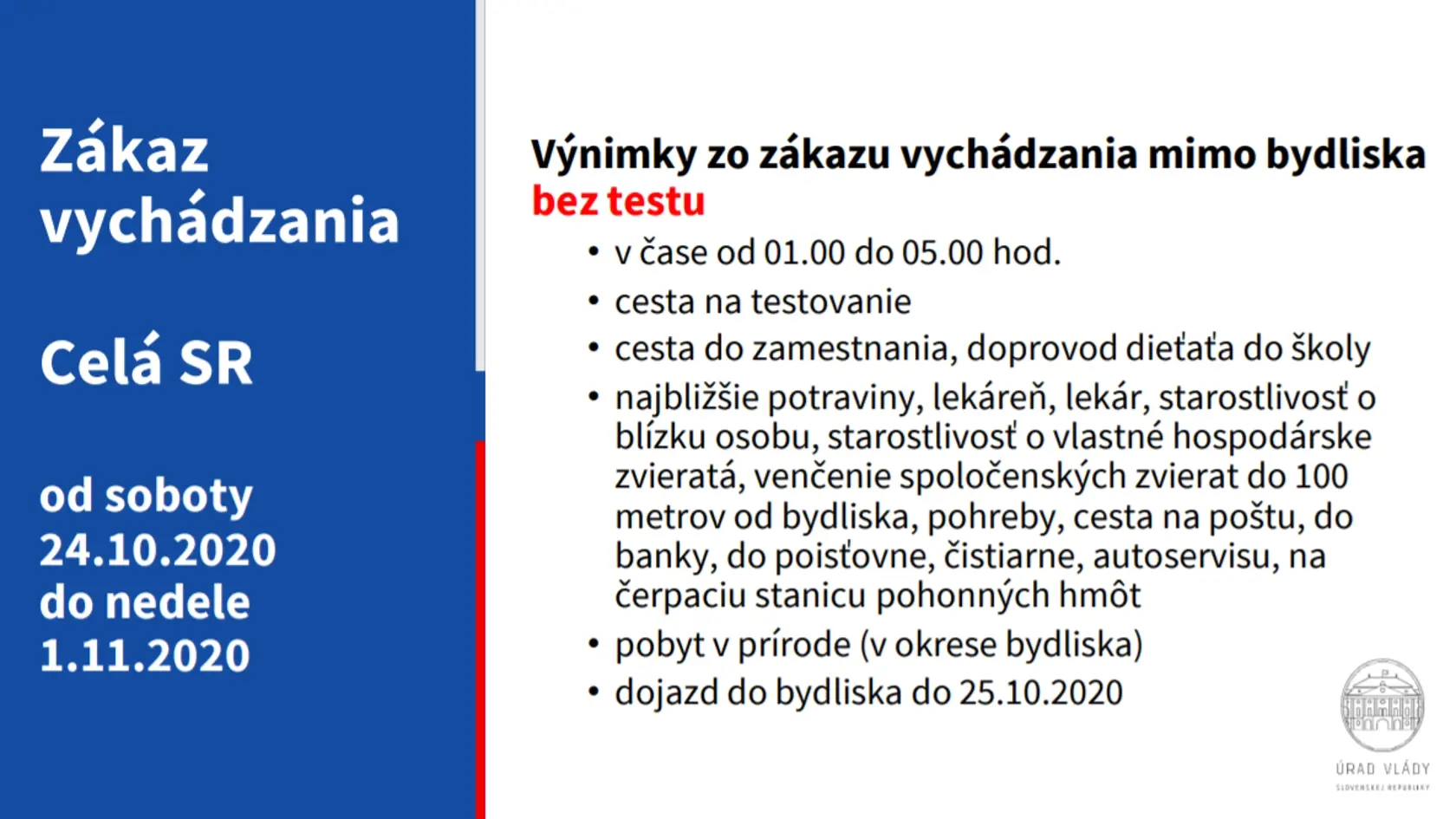 Nové opatrenia z dnešnej tlačovej konferencie