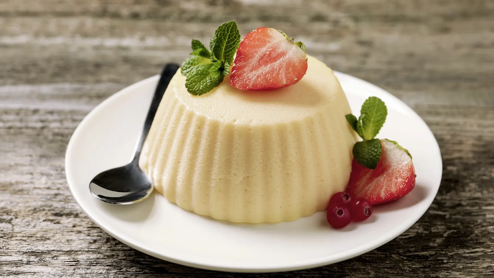 Semolinový puding.