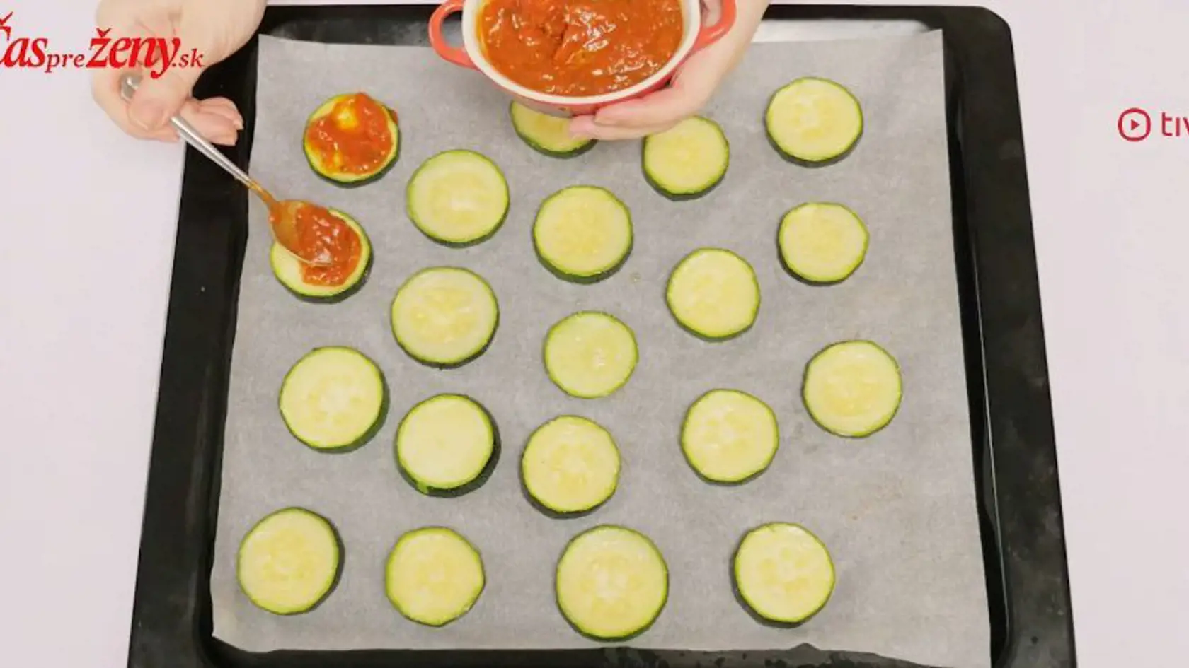 Cuketové mini pizza chuťovky