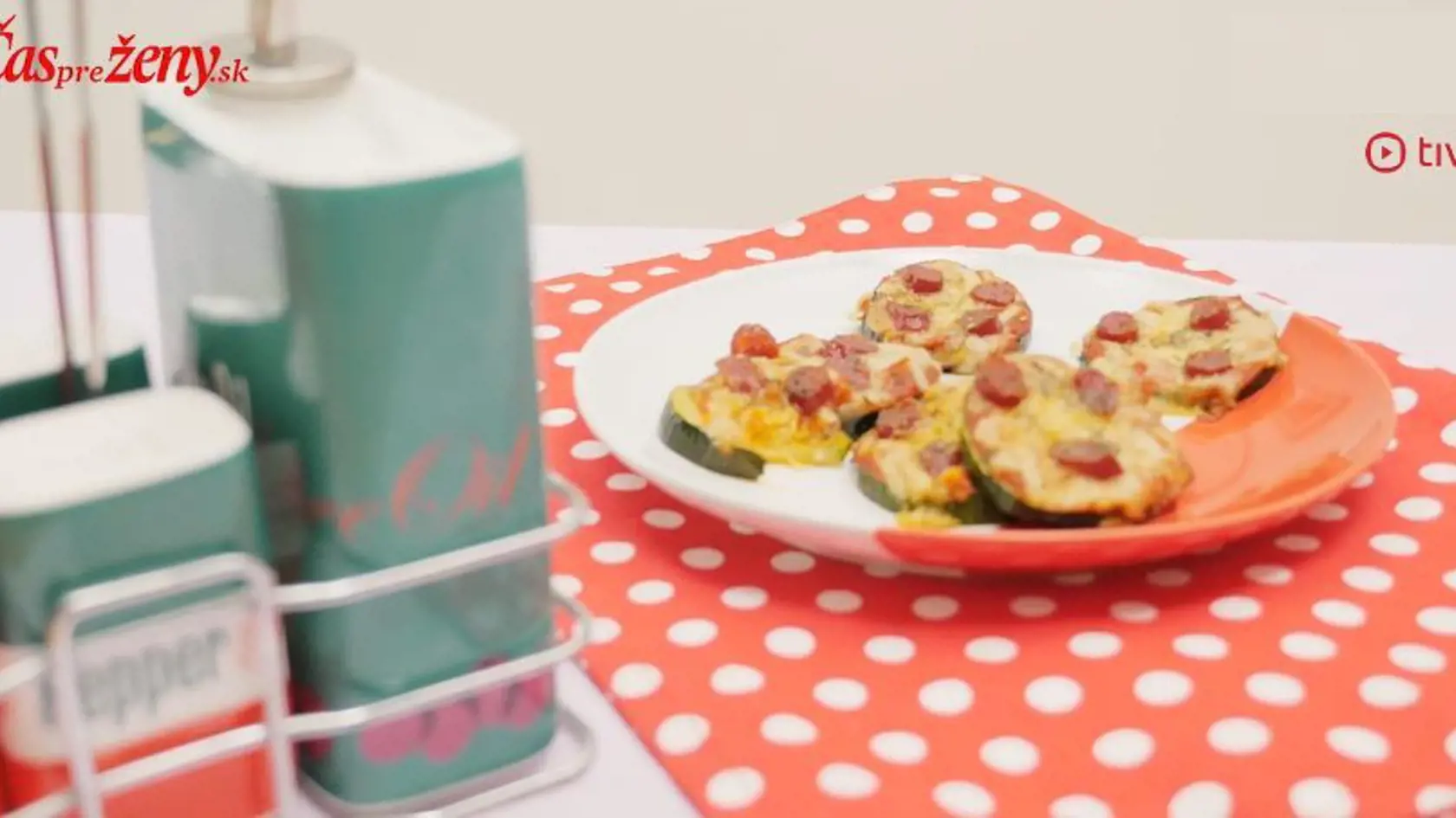 Cuketové mini pizza chuťovky