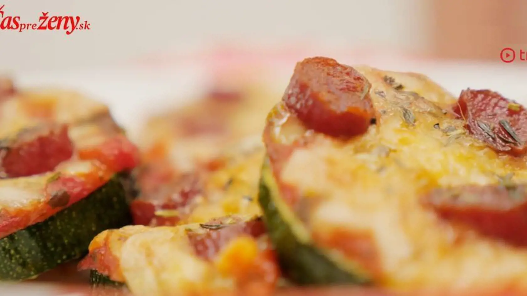 Cuketové mini pizza chuťovky