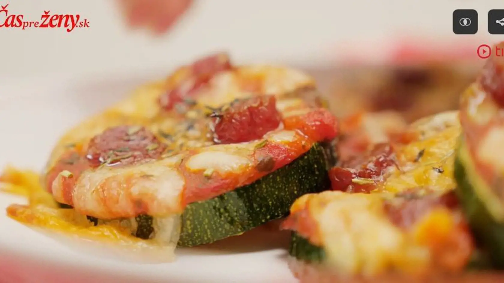 Cuketové mini pizza chuťovky