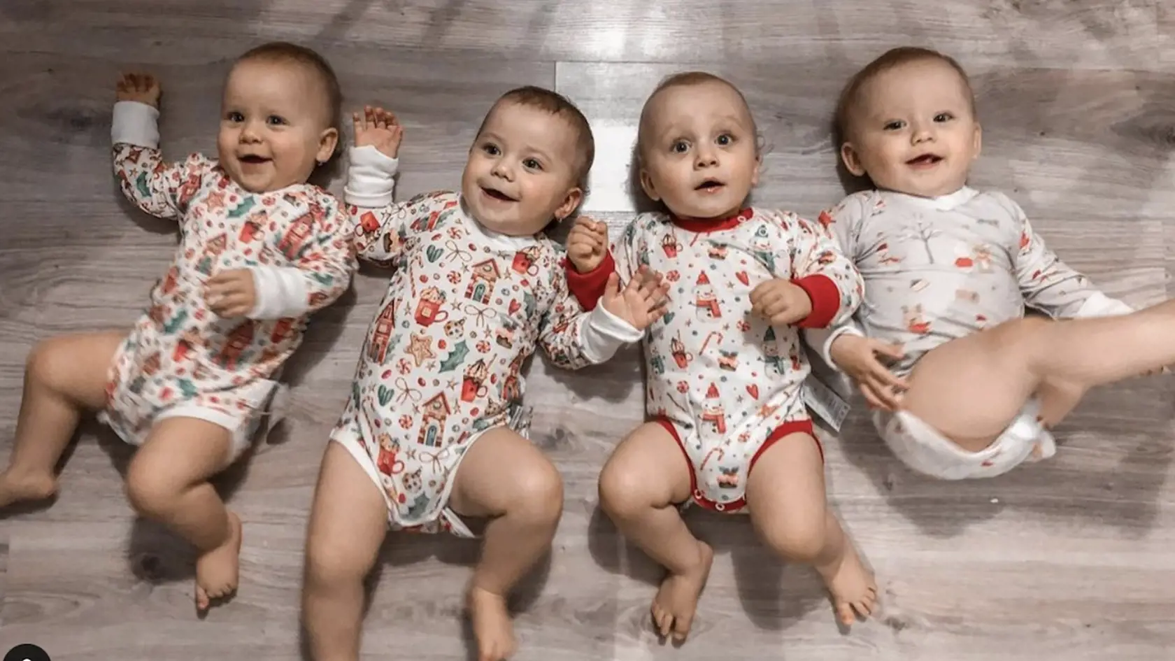 Ročně štvorčatá z Torysy pri Sabinove - Damián, Hugo, Noémi a Eliška.