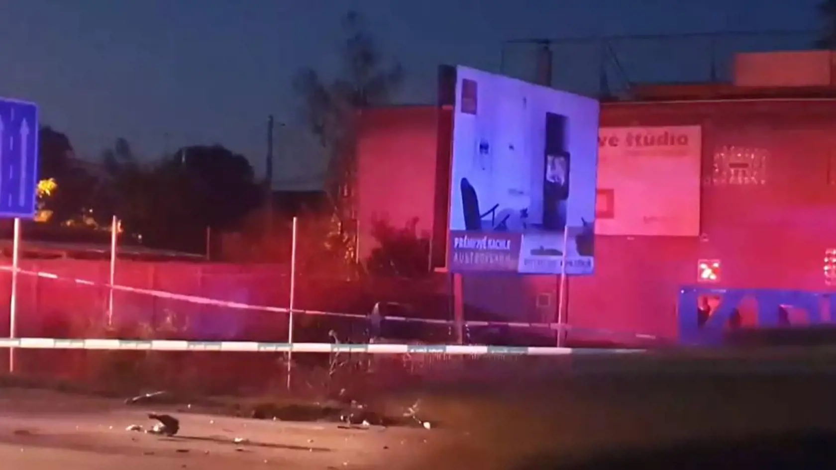Zábery z nehody Borisa Kollára.